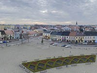 Łowicz z lotu ptaka - Nowy Rynek